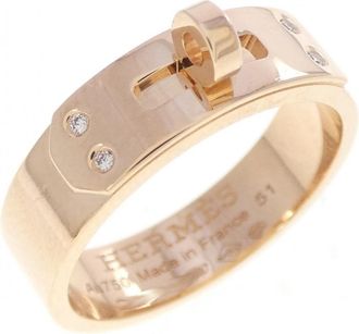 Herm&egrave;s Pink Gold Pink Gold (18K) Band Ring (Pre-Owned)