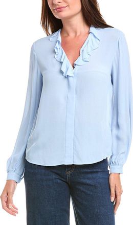 Brooks Brothers Ruffle Blouse