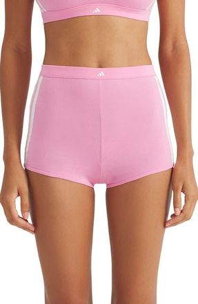 adidas Originals 3-Stripes Boyshorts in St Tropic Bloom at Nordstrom, Size Xx-Large
