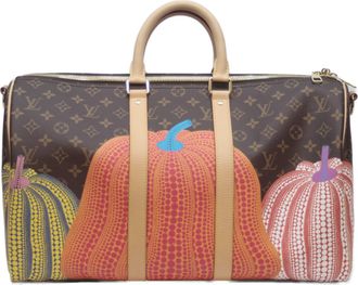 Louis Vuitton Brown Monogram Canvas Boston Bag (Pre-Owned)