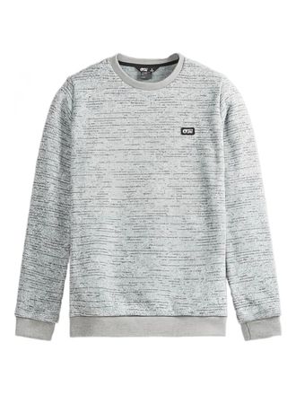 Picture melange-effect crew-neck sweater - men - Recycled Polyester - S - Grey