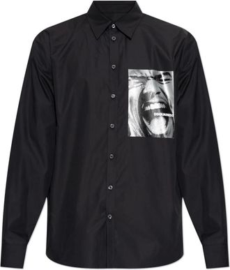 Dsquared2 Hombre, Camisas, Negro, Talla: M