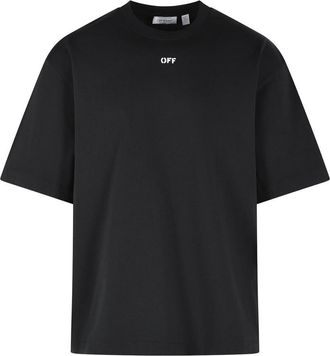 Off-white Chain Black Cotton T-Shirt