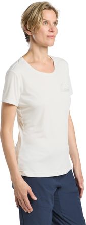 Jack Wolfskin T-Shirt JACK WOLFSKIN PEAK GRAPHIC T W, Damen, Gr. M (38/40), mtn, starkwei&szlig;, Obermaterial: 100% POLYESTER, Shirts T-Shirt