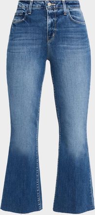 L'agence Kendra High Rise Crop Flare Jeans