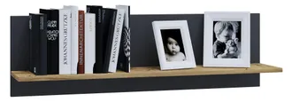 ebuy24 Ebuy24 - Scaffale In Legno Vcm Mensola Salvaspazio Dimensioni: A. 30 X L. 102 X T. 20 Cm Elegante Mensola Appendino Scaffale Di Stoccaggio Libreria Pa