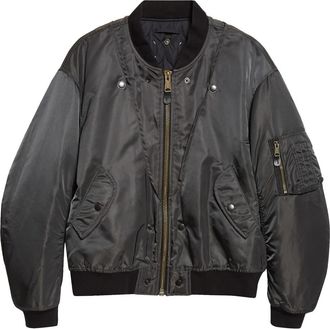 Maison Margiela Reversible Bomber Jacket in Dark Grey at Nordstrom, Size 52