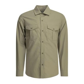 A.P.C. Pocket Shirt - Heren - Casual Overhemden - Groen - S - Katoen - Overhemden