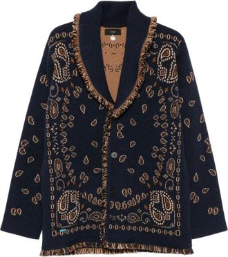 Alanui Jumper - male - Alanui - Cardigans - Blue - L - Knitwear