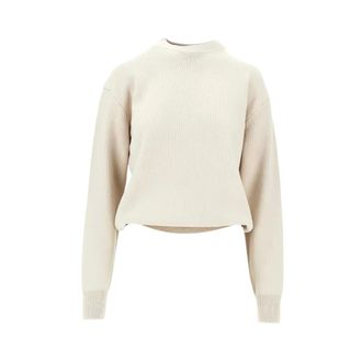 Jacquemus Moulin Sweater - Knitwear - Mujer - Beige - 2XS