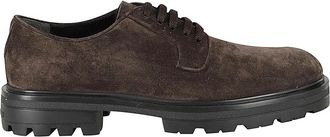 Hogan Stijlvolle Sneakers - Heren - Veterschoenen - Bruin - 44 EU - Leer - Schoenen