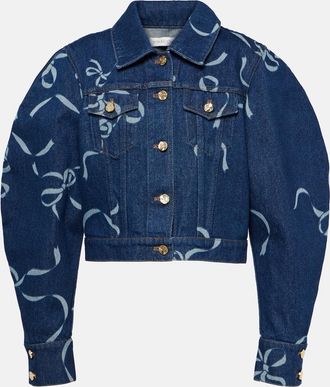 Nina Ricci Printed denim jacket
