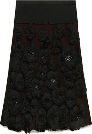 Marni Midi Rok - Dames - Midirokken - Zwart - S - Rokken