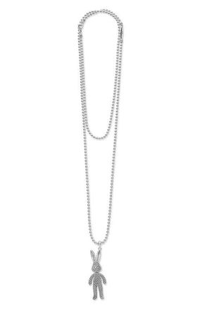 Lagos Rare Wonder Rabbit Pendant Necklace in Silver at Nordstrom, Size 34