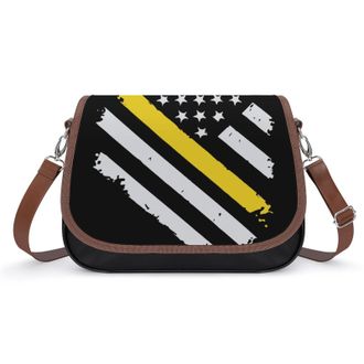 Generic 911 Dispatcher Flag Fashion Womens Crossbody Bags Novelty Handbag Shoulder Bag Purse