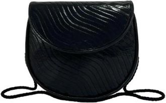 Saint Laurent Pre-owned Leren Schoudertas - Dames - Vintage Schoudertas - Zwart - ONE Size - Leer - Vintage