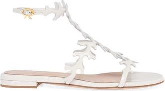 Gianvito Rossi Ocean Flat in White Nappa at Nordstrom, Size 35.5