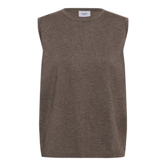 Saint Tropez Mila Pullover - Dames - Truien - Bruin - Maat: XL Viscose