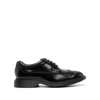 Hogan Heren, Schoenen, Zwart, Maat: 41 1/2 EU Leer