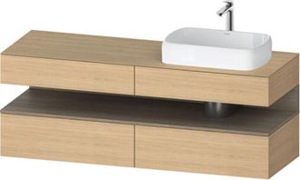 Duravit Duravit Qatego Consola Mueble Bajo Lavabo, 2 Extensiones, 2