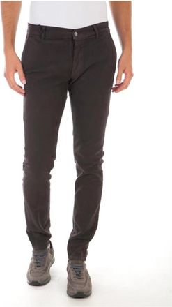 Daniele Alessandrini Bordeaux Stijlvol Pj 5189L8103606 - Heren - Chinos - Rood - W34 - Katoen - Broeken