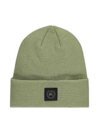 Lerros Skim&uuml;tze LERROS Flachstrickm&uuml;tze, doppellagig, Herren, bleached olive, Kunstfaser, M&uuml;tzen Skim&uuml;tze