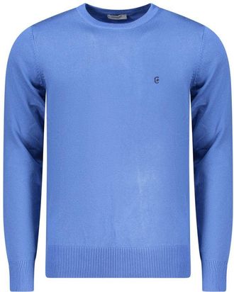 Coveri Moving Blu Viscosa Heren T-shirt