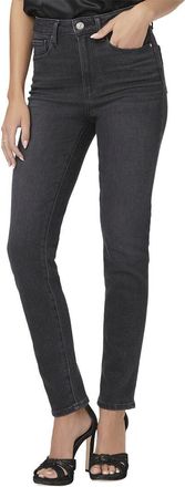 Paige Gemma Black Lotus High Rise Slim Cigarette Jean
