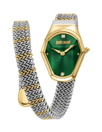 Just Cavalli Womens Snake 316L Stainless Steel Watch