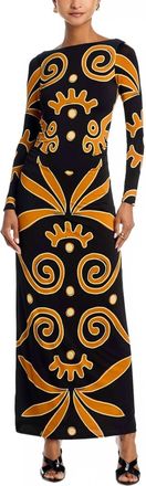 Cala de la Cruz Malaga Maxi Dress In Precocafe