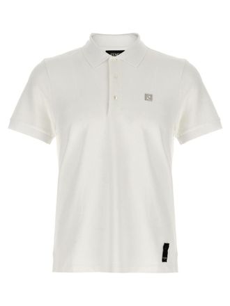 Fendi Ff Metallic Logo Polo Shirt