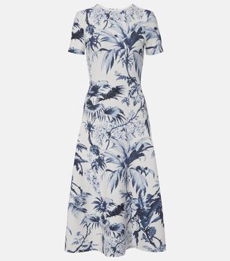 Oscar De La Renta Printed cocktail dress