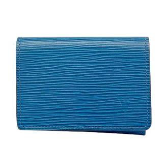 Louis Vuitton Pre-owned Wallets, unisex, Blue, Size: ONE SIZE Pre-owned Business card case