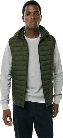Ecoalf Ecoalf Vest - Heren - Bodywarmers - Groen - XL - Katoen - Jassen