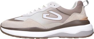 Alberto Guardiani Leren en stoffen sneakers - Heren - Sneakers - Veelkleurig - 44 EU - Leer - Schoenen