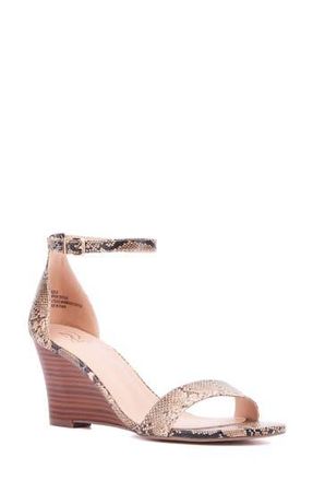 New York & Company Sharona Wedge Sandal in Cognac at Nordstrom Rack, Size 7.5
