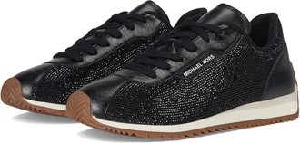 Michael Kors Rhodes Trainer Womens Shoes Black 1 : 6.5 M, Leather