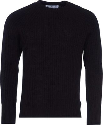 Barbour Chunky Ribbed Crew-neck Sweater - Heren - Ronde hals truien - Zwart - M - Wol - Truien & Vesten