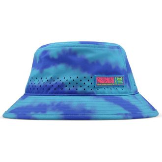 Melin Caddy HYDRO Tie Dye Bucket Hat in Electric Blue at Nordstrom, Size X-Large