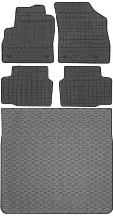 OEM Juego De Alfombrillas De Goma Para Coche Y Alfombrilla Para Maletero Para Opel Astra V K Kombi (2016-2021)