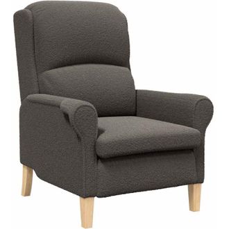 vidaXL Sill&oacute;n Gris Oscuro 76 X 94 X 102 Cm Tela Vidaxl