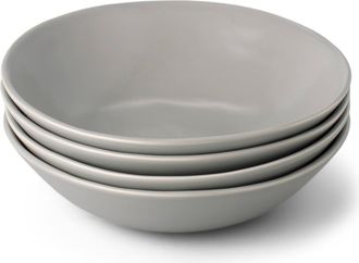 Fable Home Pasta Bowls in Dove Gray at Nordstrom, Size Medium