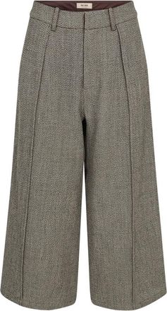 Mos Mosh MOS Mosh, Broeken, Dames, Bruin, S, Cropped Broek
