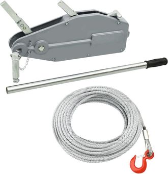 vidaXL Cabrestante Elevador De Cable 800 Kg Vidaxl