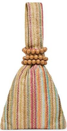 Dolce Vita Carey Woven Raffia Clutch in Brown Multi at Nordstrom Rack