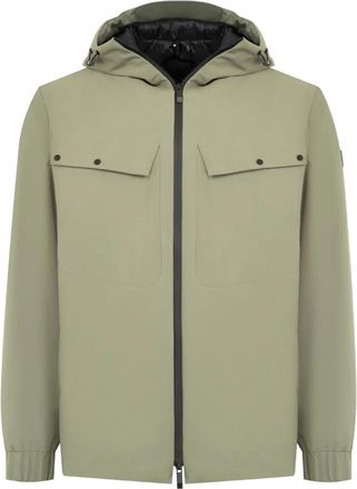 Moncler Escurays hoodie jacket - men - Polyester/Polyamide/Down/Feather - 5 - Neutrals