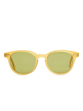 Family Affair Zonnebril met ovalen montuur - Geel