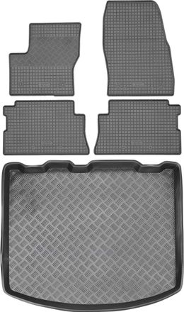 OEM Juego De Alfombrillas De Goma Para El Coche Y El Maletero Del Ford Kuga Suv (modelos 2013-2019)