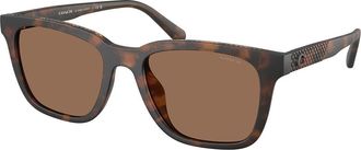 Coach HC8426U CAD81 512073 Mens Sunglasses Tortoiseshell Size 54