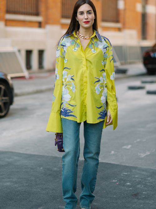 jeans e tacchi elegante